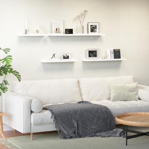 Boswillon Floating Shelves Set of 2, Long Wall Shelf - Image 2