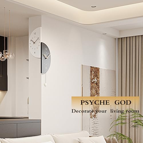 Semicircular Double Sided Corner Wall Clock - Image 6