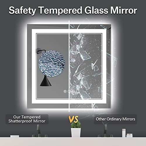 36x36 Inch LED Mirror for Bathroom - Image 4