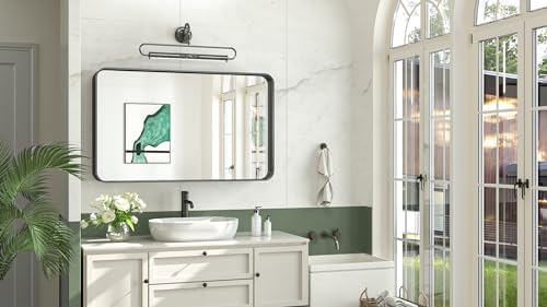 TokeShimi 40x24 Black Bathroom Mirror - Image 2