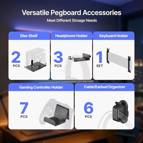 PEGZONE Controller and Headphone Holder Wall Mount - Image 4
