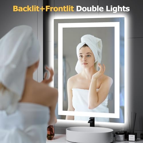 Hivone 36"X24" LED Bathroom Mirror - Image 2
