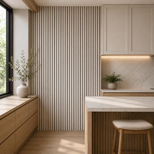 3D Wall Panels, Self-Adhesive Wood Grain, 19.7" x 118.1" - Image 3