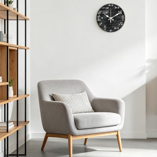 Math Equations Wall Clock Silent Non-Ticking 12" - Image 6