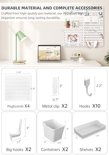 Wall Organizer Peg Board - Image 2