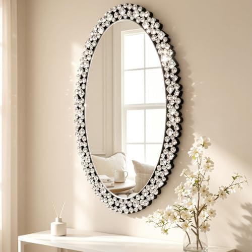 SHYFOY Oval Wall Mirrors Decorative, Ornate Accent Mirror by SHYFOYHomeDecoration