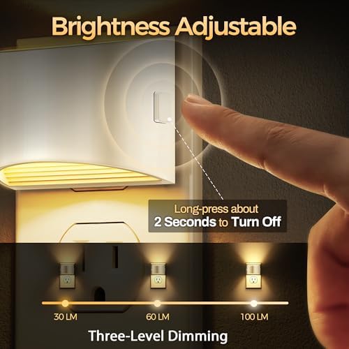 DORESshop Night Light, Night Lights Plug into Wall, Adjustable - Image 2