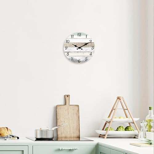 XNM Big Wood Wall Clocks Battery Operated 16 Inch - Image 5