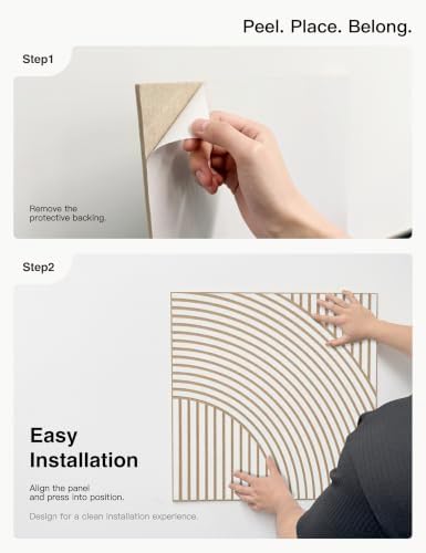 Acoustic Wall Panels 23.62 x 23.62 Inch, Noise Reduction & Echo Control Sound - Image 6