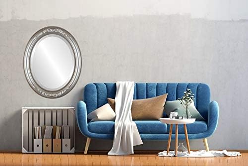 OVALCREST Oval Beveled Wall Mirror - Image 3