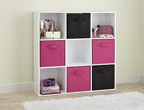 ClosetMaid 9 Cube Laminated Wood Reversible Stackable Open Bookcase Display - Image 5