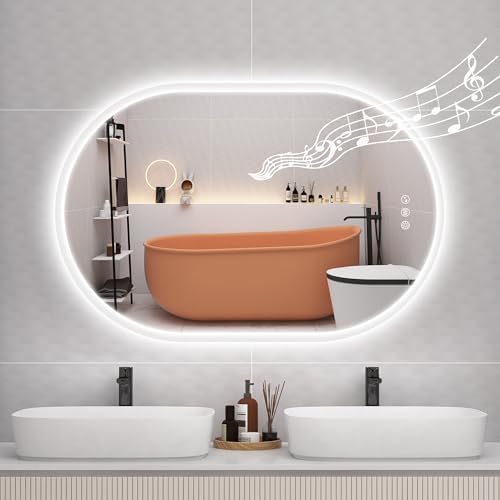 STARLEAD 24"x36" Oval LED Bathroom Mirror by STARLEAD