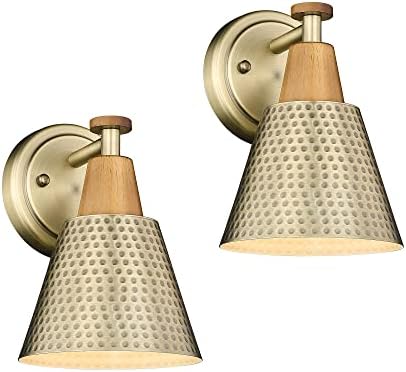 FEMILA Bathroom Light Fixtures 2 Pack, 2-Lights Bath Wall Mounted Lights Wall by FEMILA