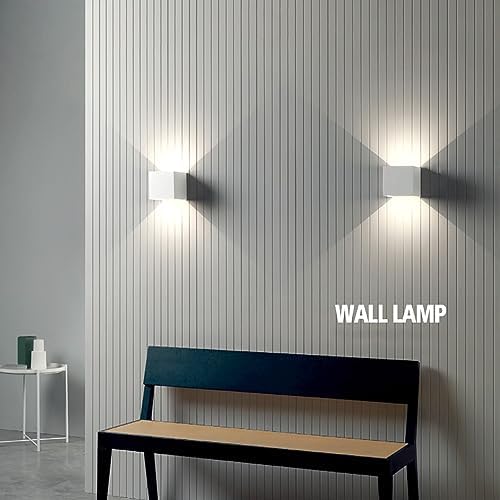 2 PCS 12W Outdoor Sconces Wall Lights LED Exterior/Interior Up and Down Lights - Image 3