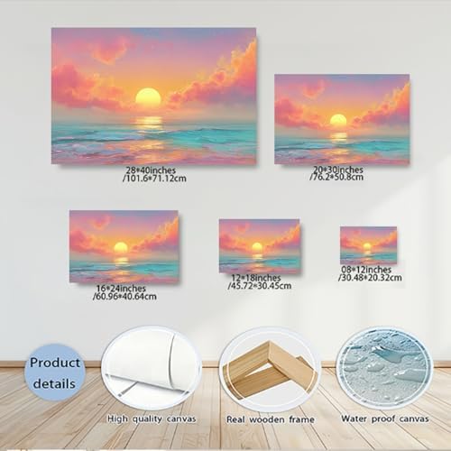 Serene Landscape Canvas Wall Art - Image 5