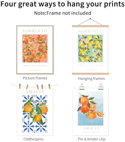 Baccone Fruit Wall Art Kitchen Artwork Wall Decor Fruit Market Prints Poster - Image 7