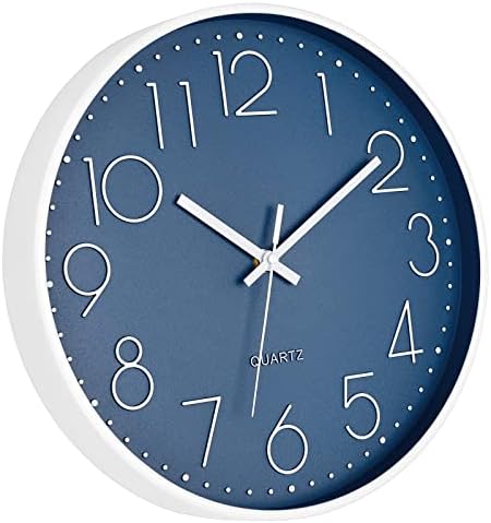 Foxtop 12" Modern Wall Clock Silent Battery Operated Analog Clock - Image 5