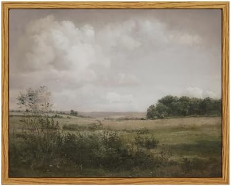 VIYYIEA Vintage Landscape Framed Wall Art, Nature Wilderness Scenery Paintings by VIYYIEAART