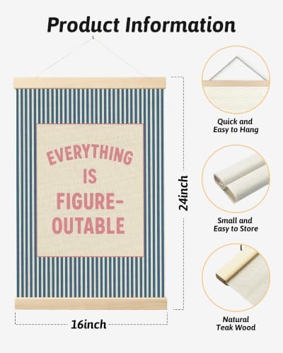 FGFK Positive Affirmations Wall Art Poster Hanger Frame 16x24 Inch - Image 2