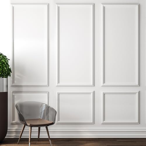 Pangda 3set Peel and Stick Wall Molding Kit 3D Premade by Pangda