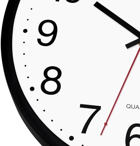Foxtop 4 Pack 12" Wall Clock Silent Battery Operated Analog Clock - Image 7