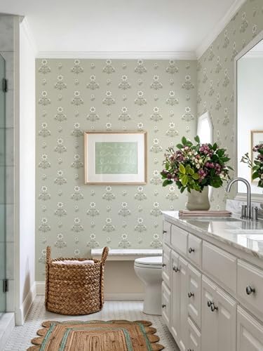Vintage Floral Wallpaper Floral Peel and Stick Wallpaper - Image 4