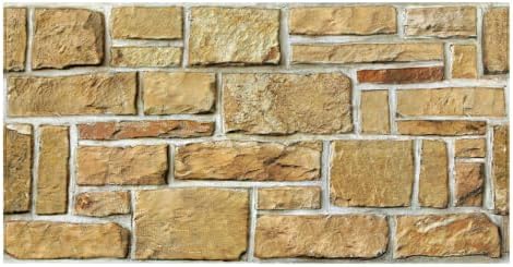 COMSTICKC 3D Peel and Stick Faux Stone Wall Panels by COMSTICKCDECOR