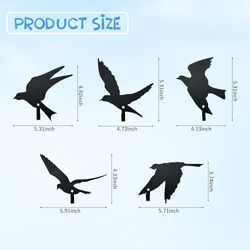 Set of 5 Bird Decorative Coat Wall Hooks, Unique Decorative Hooks - Image 2