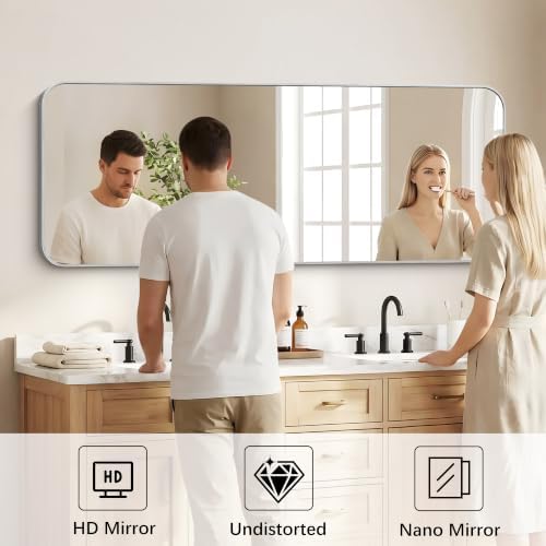 DESBING 60"x24" Bathroom Mirror - Image 5