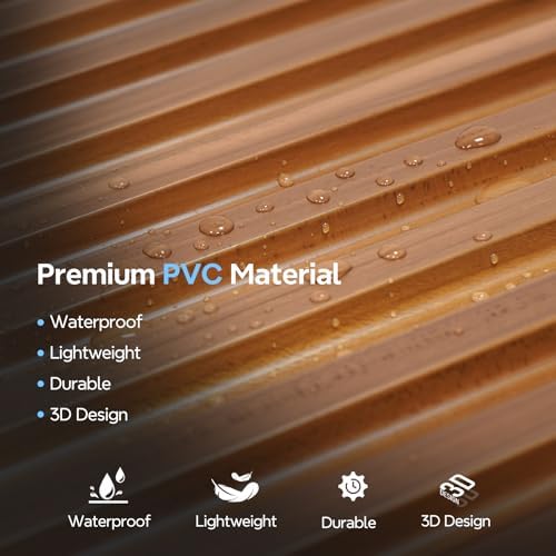 STICKGOO 3D Slat Wall Panels, PVC Fluted Wall Decor, 12 Tiles - Image 6