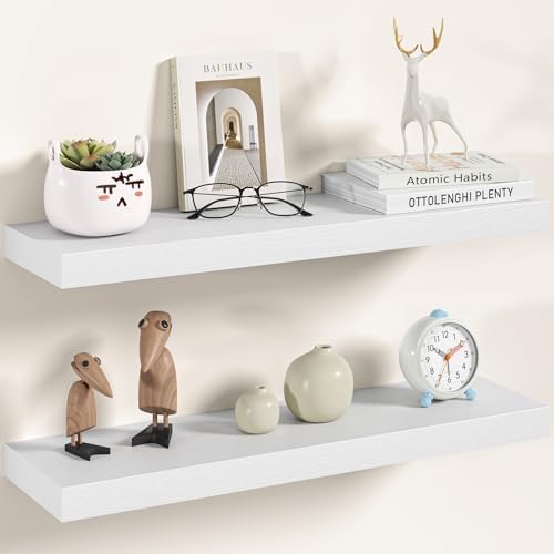 Vivelove 24 Inch Floating Shelves Wall Mounted by VIVELOVE