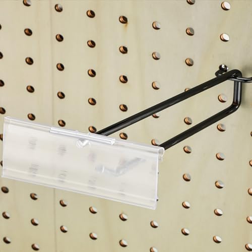 Tandefio 50 Pack Black Metal Peg Board Hooks - Image 4