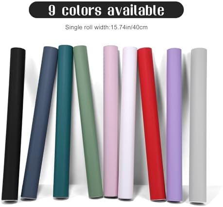 White Peel and Stick Wallpaper Solid White Contact Paper A Set of 15.7"x472" - Image 5