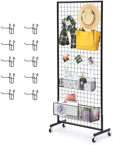 Eastern Tree 1 Pack 2.5'x 6' Three Pieces Grid Wall Panels Stand by EasternTree