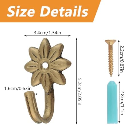 MOROBOR Flower Decorative Wall Hooks - Image 2