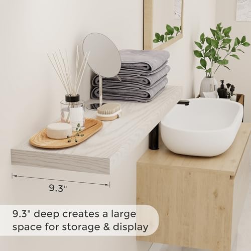 36 Inch Long Floating Shelves for Wall, 9.3 Inch Deep Floating Shelf - Image 4