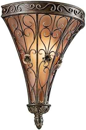 Kichler Marchesa 14.75" 1-Light Wall Sconce Light, Terrene Bronze by KichlerLighting