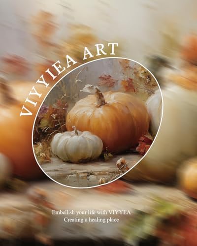 VIYYIEA Autumn Vintage Halloween Pumpkin Wall Art, 12x16 Inch Vintage Harvest - Image 7