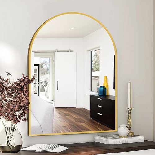FICTOR 30" x 40" Arched Bathroom Vanity Mirror - Image 3