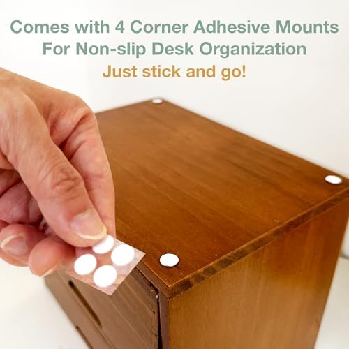 Stackable Modular Set of 4 Apothecary Desktop Organizing Cabinet - Image 3