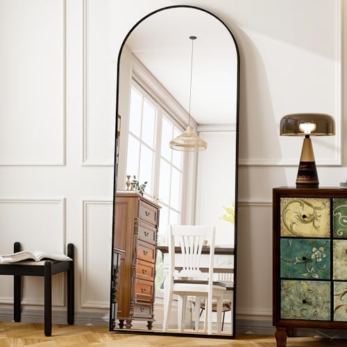 HARRITPURE 64"x21" Full Length Mirror, Arched Full Mirror by HARRITPUREHome