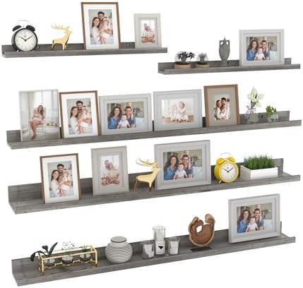 Giftgarden 47 Inch Long Floating Shelves by Giftgarden