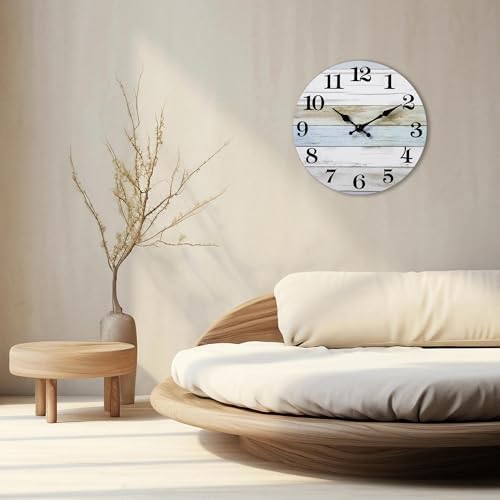 8 Inch Wall Clock, Silent Battery Operated Analog Clock - Image 5