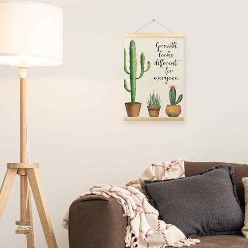 TLESKE Mental Health Cactus Poster Hanger Frame, Motivational Inspirational - Image 4