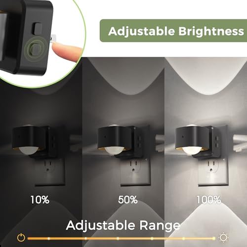 L LOHAS LED Night Light Projector, Night Lights Plug into Wall 3CCT - Image 3