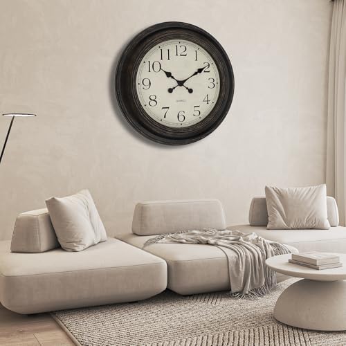 Foxtop Extra Large Wall Clock Silent Battery Operated Clock - Image 7