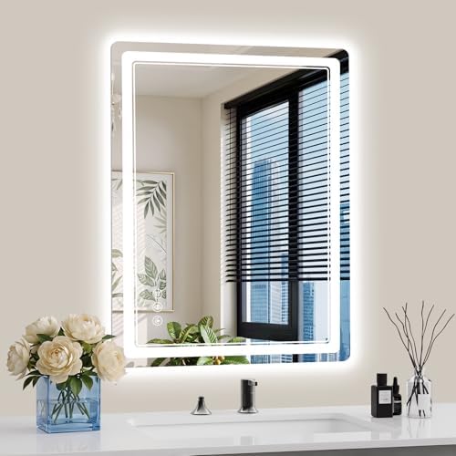 22"x30" LED Bathroom Mirror by WISSMIELSHOME