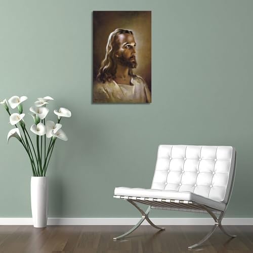 Warner Sallman Head of Christ Jesus Painter Work Posters Modern Classroom - Image 5