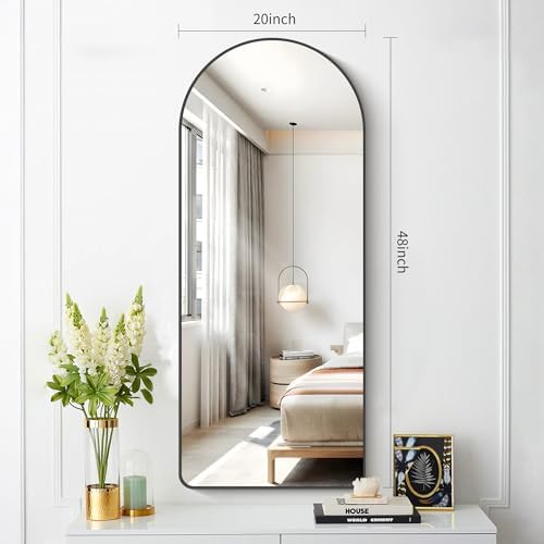 FORBATH Large Arched Wall Mirror 48x20 Inch, Arched Mirror - Image 5
