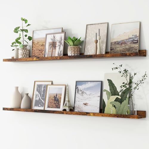 Picture Ledge Shelf, Long Floating Shelves by FLYJOE